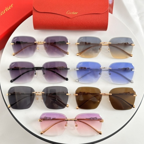 Replica Cartier AAA Quality Sunglassess #1235104 $60.00 USD for Wholesale