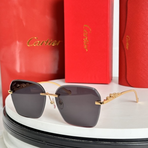 Wholesale Cartier AAA Quality Sunglassess #1235109 $60.00 USD, Wholesale Quality Replica Cartier AAA Quality Sunglassess