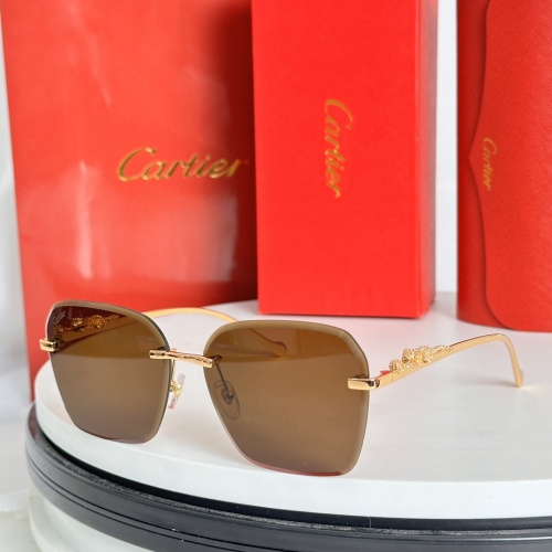 Wholesale Cartier AAA Quality Sunglassess #1235110 $60.00 USD, Wholesale Quality Replica Cartier AAA Quality Sunglassess