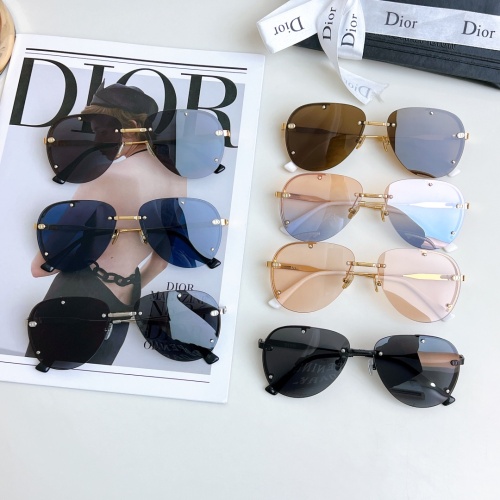 Replica Christian Dior AAA Quality Sunglasses #1235191 $45.00 USD for Wholesale