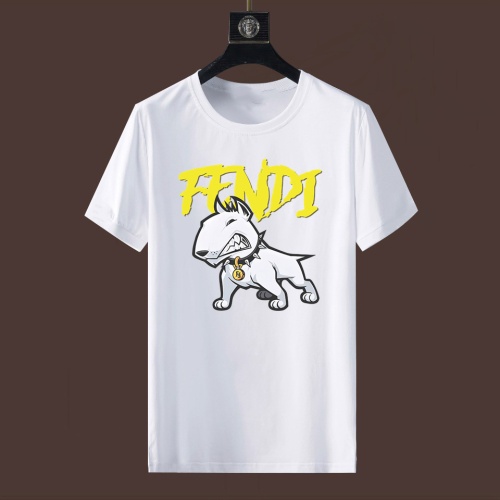 Wholesale Fendi T-Shirts Short Sleeved For Unisex #1235196 $25.00 USD, Wholesale Quality Replica Fendi T-Shirts