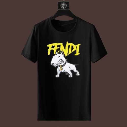 Wholesale Fendi T-Shirts Short Sleeved For Unisex #1235197 $25.00 USD, Wholesale Quality Replica Fendi T-Shirts