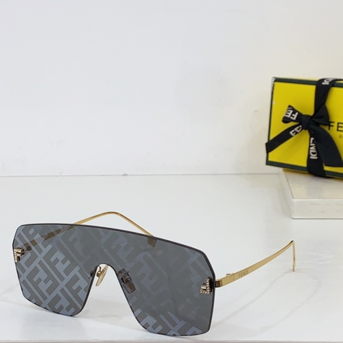 Wholesale Fendi AAA Quality Sunglasses #1235252 $45.00 USD, Wholesale Quality Replica Fendi AAA Quality Sunglasses