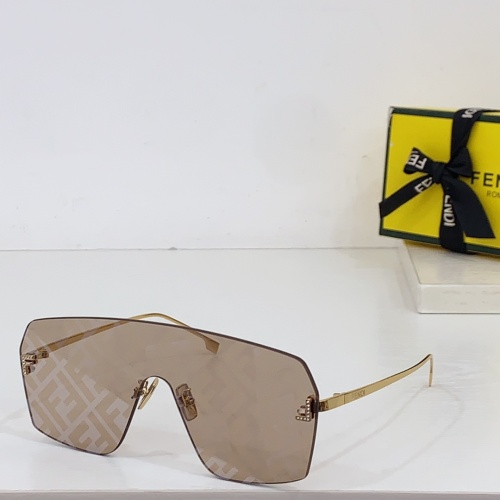 Wholesale Fendi AAA Quality Sunglasses #1235255 $45.00 USD, Wholesale Quality Replica Fendi AAA Quality Sunglasses