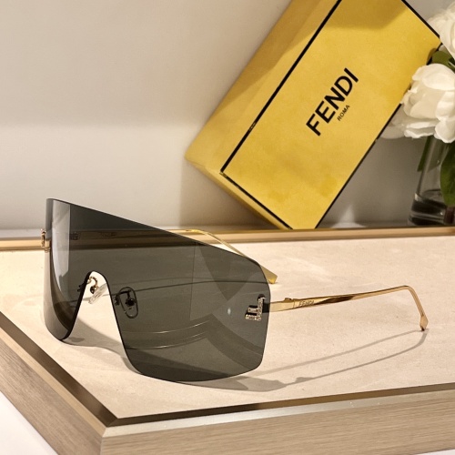 Wholesale Fendi AAA Quality Sunglasses #1235269 $60.00 USD, Wholesale Quality Replica Fendi AAA Quality Sunglasses