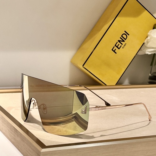 Wholesale Fendi AAA Quality Sunglasses #1235274 $60.00 USD, Wholesale Quality Replica Fendi AAA Quality Sunglasses