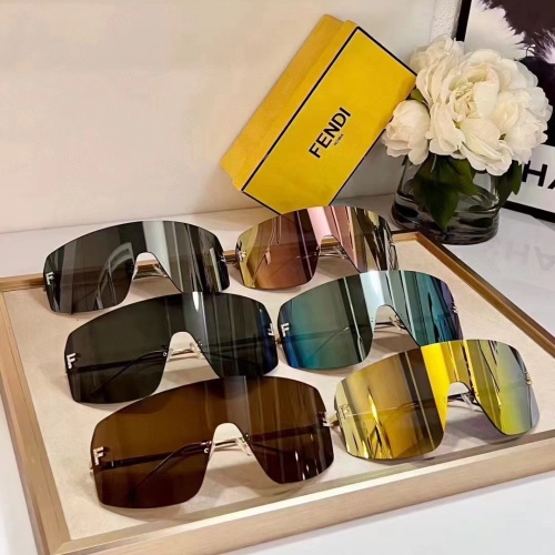 Replica Fendi AAA Quality Sunglasses #1235274 $60.00 USD for Wholesale