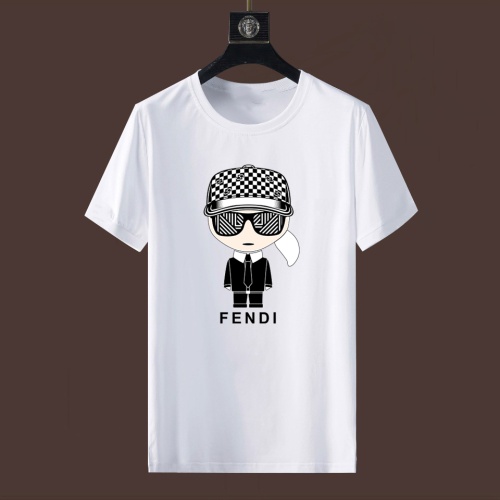 Wholesale Fendi T-Shirts Short Sleeved For Unisex #1235278 $25.00 USD, Wholesale Quality Replica Fendi T-Shirts