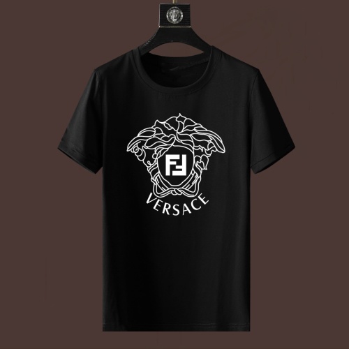 Wholesale Versace T-Shirts Short Sleeved For Unisex #1235281 $25.00 USD, Wholesale Quality Replica Versace T-Shirts