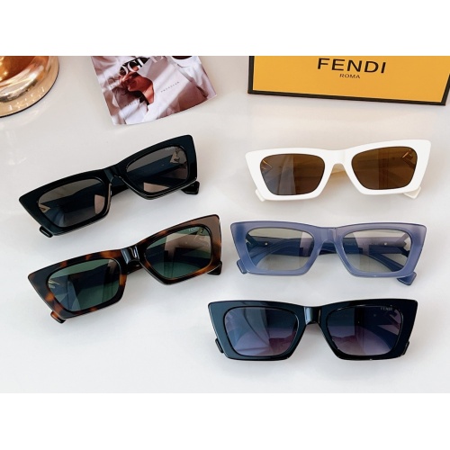 Replica Fendi AAA Quality Sunglasses #1235285 $64.00 USD for Wholesale