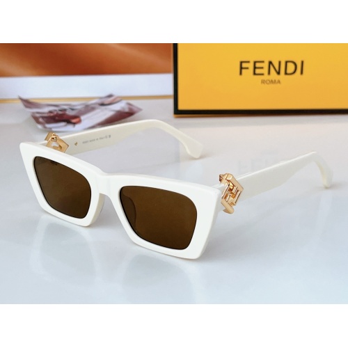 Wholesale Fendi AAA Quality Sunglasses #1235289 $64.00 USD, Wholesale Quality Replica Fendi AAA Quality Sunglasses