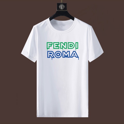 Wholesale Fendi T-Shirts Short Sleeved For Unisex #1235290 $25.00 USD, Wholesale Quality Replica Fendi T-Shirts