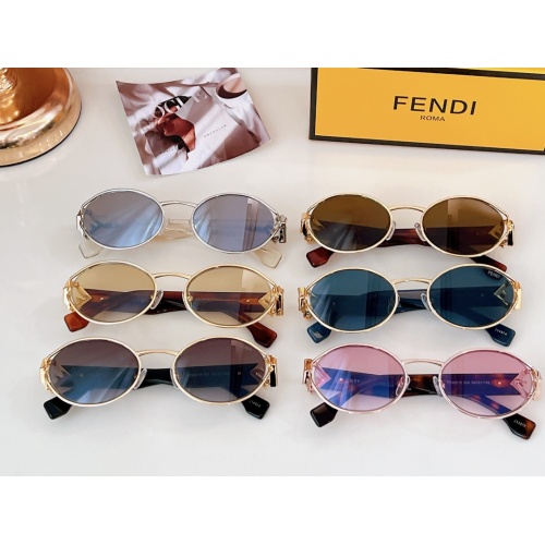 Replica Fendi AAA Quality Sunglasses #1235293 $64.00 USD for Wholesale