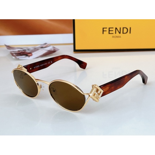 Wholesale Fendi AAA Quality Sunglasses #1235295 $64.00 USD, Wholesale Quality Replica Fendi AAA Quality Sunglasses