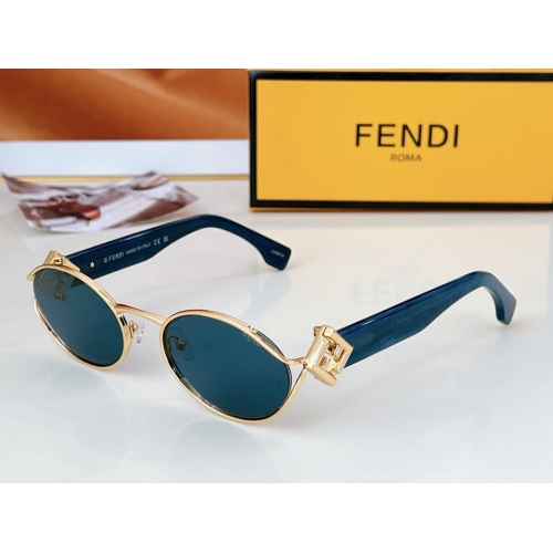 Wholesale Fendi AAA Quality Sunglasses #1235297 $64.00 USD, Wholesale Quality Replica Fendi AAA Quality Sunglasses