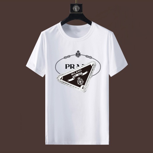 Wholesale Prada T-Shirts Short Sleeved For Unisex #1235322 $25.00 USD, Wholesale Quality Replica Prada T-Shirts