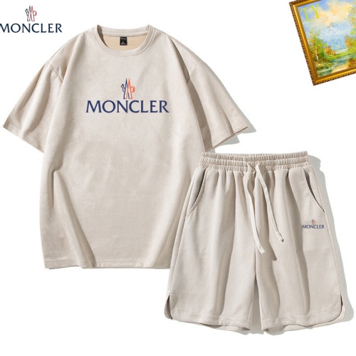 Wholesale Moncler Tracksuits Short Sleeved For Men #1235342 $48.00 USD, Wholesale Quality Replica Moncler Tracksuits