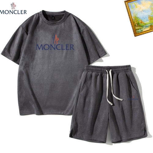 Wholesale Moncler Tracksuits Short Sleeved For Men #1235343 $48.00 USD, Wholesale Quality Replica Moncler Tracksuits