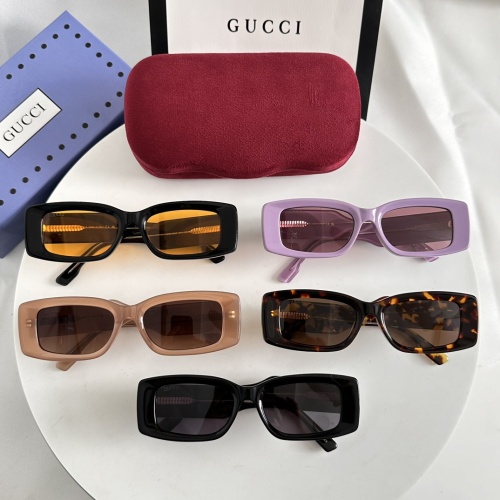 Replica Gucci AAA Quality Sunglasses #1235345 $48.00 USD for Wholesale