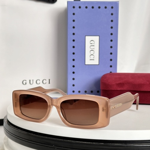 Wholesale Gucci AAA Quality Sunglasses #1235348 $48.00 USD, Wholesale Quality Replica Gucci AAA Quality Sunglasses