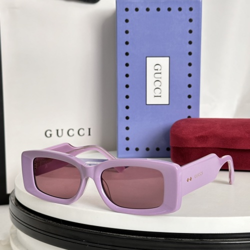 Wholesale Gucci AAA Quality Sunglasses #1235349 $48.00 USD, Wholesale Quality Replica Gucci AAA Quality Sunglasses