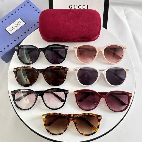 Replica Gucci AAA Quality Sunglasses #1235350 $52.00 USD for Wholesale