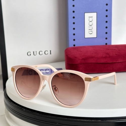 Wholesale Gucci AAA Quality Sunglasses #1235352 $52.00 USD, Wholesale Quality Replica Gucci AAA Quality Sunglasses