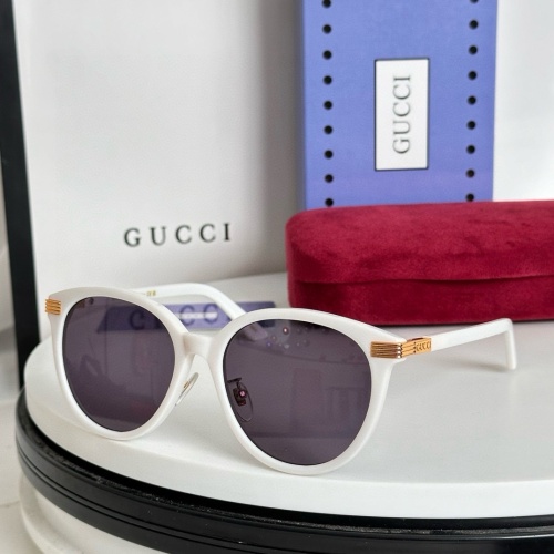 Wholesale Gucci AAA Quality Sunglasses #1235353 $52.00 USD, Wholesale Quality Replica Gucci AAA Quality Sunglasses