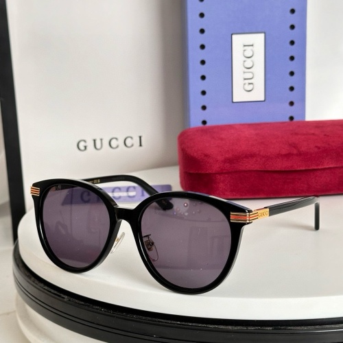 Wholesale Gucci AAA Quality Sunglasses #1235354 $52.00 USD, Wholesale Quality Replica Gucci AAA Quality Sunglasses