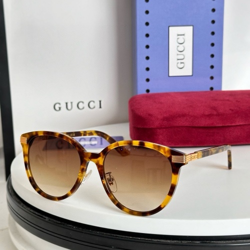 Wholesale Gucci AAA Quality Sunglasses #1235356 $52.00 USD, Wholesale Quality Replica Gucci AAA Quality Sunglasses