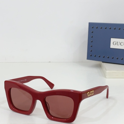 Wholesale Gucci AAA Quality Sunglasses #1235360 $60.00 USD, Wholesale Quality Replica Gucci AAA Quality Sunglasses