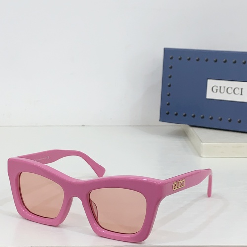 Wholesale Gucci AAA Quality Sunglasses #1235363 $60.00 USD, Wholesale Quality Replica Gucci AAA Quality Sunglasses