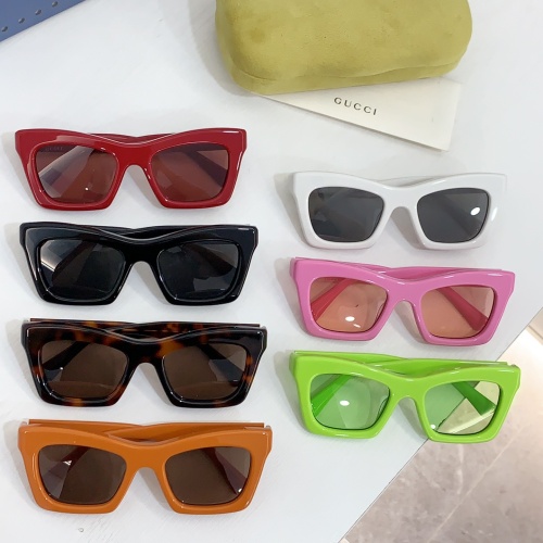 Replica Gucci AAA Quality Sunglasses #1235364 $60.00 USD for Wholesale