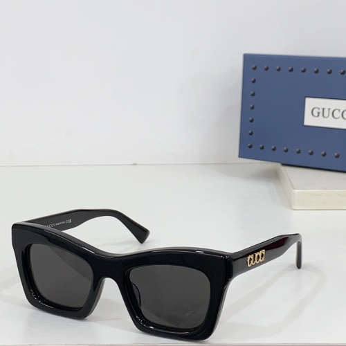 Wholesale Gucci AAA Quality Sunglasses #1235365 $60.00 USD, Wholesale Quality Replica Gucci AAA Quality Sunglasses