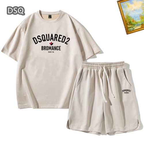 Wholesale Dsquared Tracksuits Short Sleeved For Men #1235366 $48.00 USD, Wholesale Quality Replica Dsquared Tracksuits