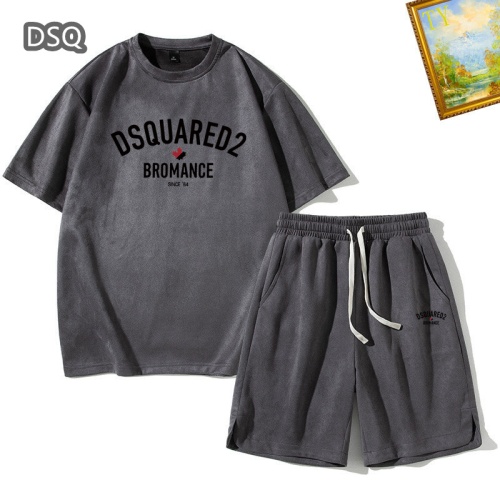 Wholesale Dsquared Tracksuits Short Sleeved For Men #1235368 $48.00 USD, Wholesale Quality Replica Dsquared Tracksuits