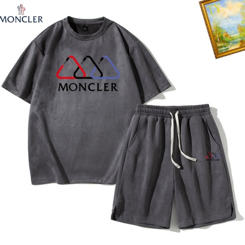 Wholesale Moncler Tracksuits Short Sleeved For Men #1235371 $48.00 USD, Wholesale Quality Replica Moncler Tracksuits