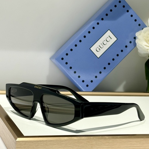 Wholesale Gucci AAA Quality Sunglasses #1235377 $60.00 USD, Wholesale Quality Replica Gucci AAA Quality Sunglasses