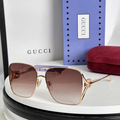 Wholesale Gucci AAA Quality Sunglasses #1235386 $64.00 USD, Wholesale Quality Replica Gucci AAA Quality Sunglasses