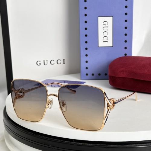 Wholesale Gucci AAA Quality Sunglasses #1235387 $64.00 USD, Wholesale Quality Replica Gucci AAA Quality Sunglasses