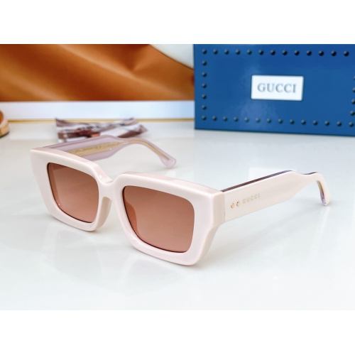 Wholesale Gucci AAA Quality Sunglasses #1235392 $72.00 USD, Wholesale Quality Replica Gucci AAA Quality Sunglasses