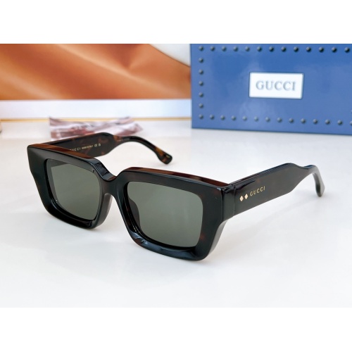 Wholesale Gucci AAA Quality Sunglasses #1235396 $72.00 USD, Wholesale Quality Replica Gucci AAA Quality Sunglasses