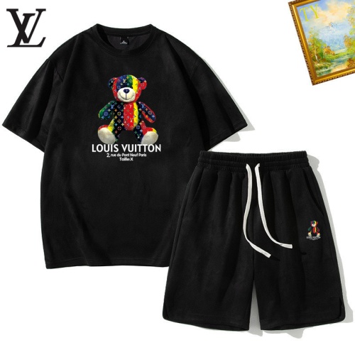 Wholesale Louis Vuitton LV Tracksuits Short Sleeved For Men #1235403 $48.00 USD, Wholesale Quality Replica Louis Vuitton LV Tracksuits