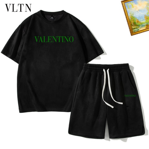 Wholesale Valentino Tracksuits Short Sleeved For Men #1235418 $48.00 USD, Wholesale Quality Replica Valentino Tracksuits