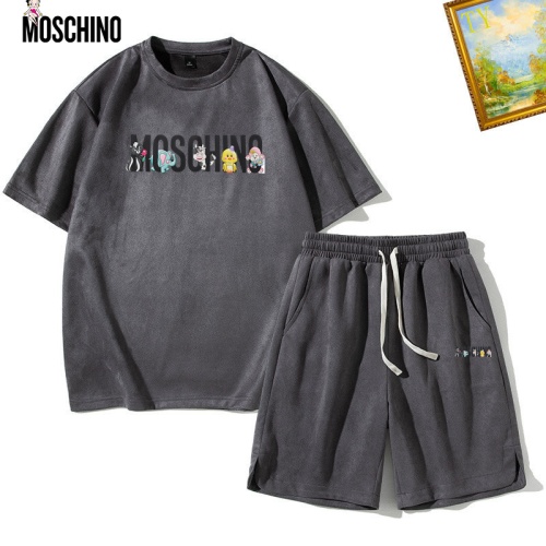 Wholesale Moschino Tracksuits Short Sleeved For Men #1235420 $48.00 USD, Wholesale Quality Replica Moschino Tracksuits