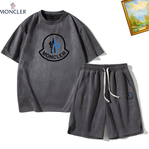 Wholesale Moncler Tracksuits Short Sleeved For Men #1235429 $48.00 USD, Wholesale Quality Replica Moncler Tracksuits