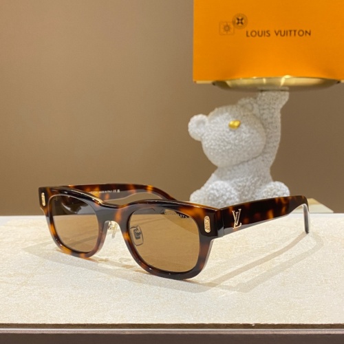 Wholesale Louis Vuitton AAA Quality Sunglasses #1235433 $45.00 USD, Wholesale Quality Replica Louis Vuitton AAA Quality Sunglasses