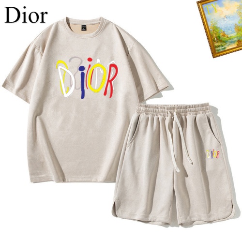 Wholesale Christian Dior Tracksuits Short Sleeved For Men #1235456 $48.00 USD, Wholesale Quality Replica Christian Dior Tracksuits