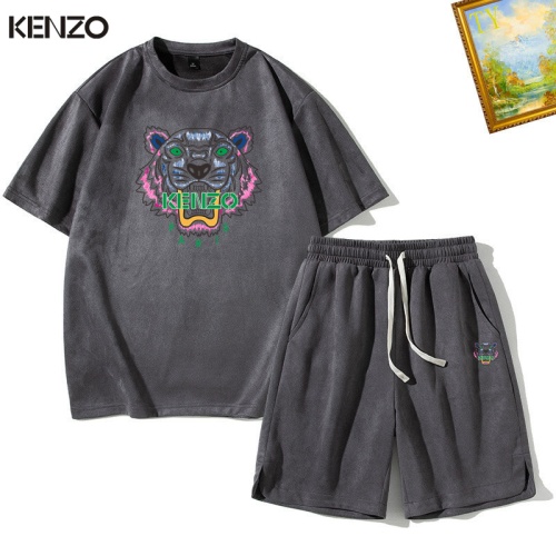 Wholesale Kenzo Tracksuits Short Sleeved For Men #1235467 $48.00 USD, Wholesale Quality Replica Kenzo Tracksuits