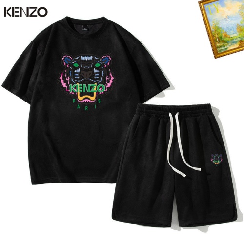 Wholesale Kenzo Tracksuits Short Sleeved For Men #1235468 $48.00 USD, Wholesale Quality Replica Kenzo Tracksuits